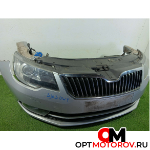 Передняя часть (ноускат) в сборе  Skoda Superb 2 поколение [рестайлинг] 2013 3T0807221K #7