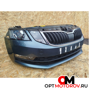 Передняя часть (ноускат) в сборе  Skoda Octavia 3 поколение (A7) [рестайлинг] 2018 5E0807221N, 5E0807611D, 5E0805588, 5E0121283, 5E0121284, 5Q0951223B, 5Q0951221A, 5E0121295, 5Q0121203G, 5Q0121205, 5Q0121207H #3