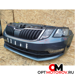 Передняя часть (ноускат) в сборе  Skoda Octavia 3 поколение (A7) [рестайлинг] 2018 5E0807221N, 5E0807611D, 5E0805588, 5E0121283, 5E0121284, 5Q0951223B, 5Q0951221A, 5E0121295, 5Q0121203G, 5Q0121205, 5Q0121207H #4