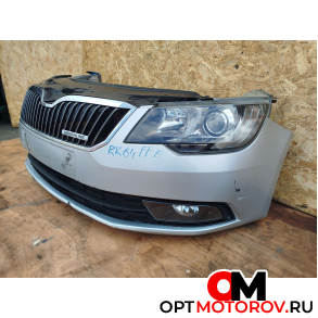 Передняя часть (ноускат) в сборе  Skoda Superb 2 поколение [рестайлинг] 2014 1K0121205AC, 3T0807183A, 1K0121203AH, 3T2941016F, 3T2941015F #4
