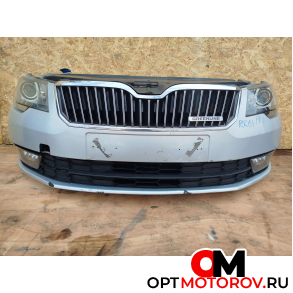 Передняя часть (ноускат) в сборе  Skoda Superb 2 поколение [рестайлинг] 2014 1K0121205AC, 3T0807183A, 1K0121203AH, 3T2941016F, 3T2941015F #1