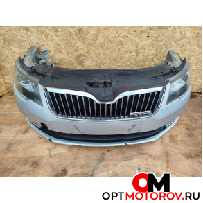 Передняя часть (ноускат) в сборе  Skoda Superb 2 поколение [рестайлинг] 2014 1K0121205AC, 3T0807183A, 1K0121203AH, 3T2941016F, 3T2941015F #2