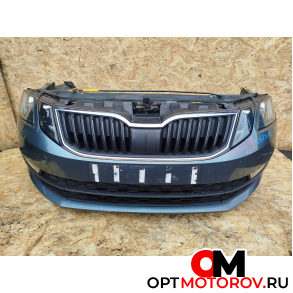 Передняя часть (ноускат) в сборе  Skoda Octavia 3 поколение (A7) [рестайлинг] 2018 5E0807221N, 5E0807611D, 5E0805588, 5E0121283, 5E0121284, 5Q0951223B, 5Q0951221A, 5E0121295, 5Q0121203G, 5Q0121205, 5Q0121207H #1