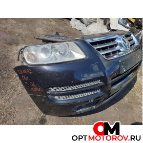 Передняя часть (ноускат) в сборе  Volkswagen Touareg 1 поколение 2006 7L6807217AS, 7L0959455F, 7L0959455G #2