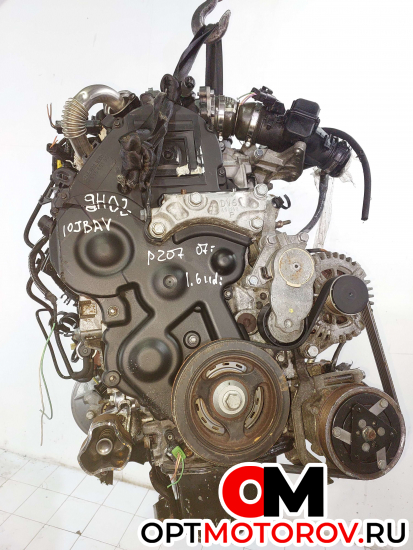 Двигатель  Peugeot 207 1 поколение 2007 9H002, 10JBAY #1