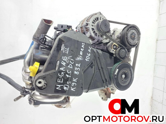 Двигатель  Renault Megane 3 поколение 2010 K9K832 #1