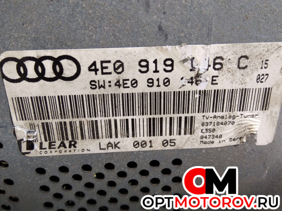 Блок мультимедиа  Audi A8 D3/4E [рестайлинг] 2006 4E0919146C, 4E0035541P #3