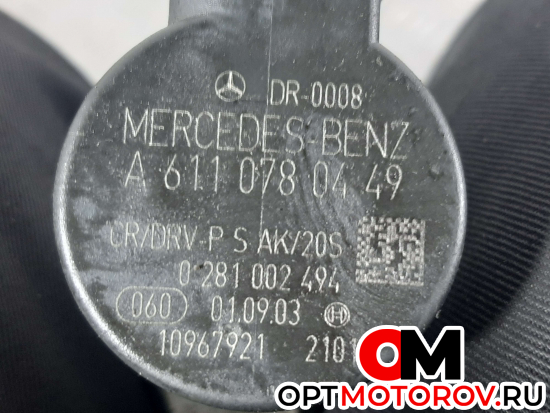 Топливная рампа  Mercedes-Benz C-Класс W203/S203/CL203 2003 A6110780449, 0281002494, A6110700395, 0445214038 #2