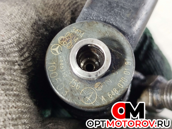 Форсунка топливная  Mercedes-Benz E-Класс W211/S211 2005 A6480700187, 0445110156 #2