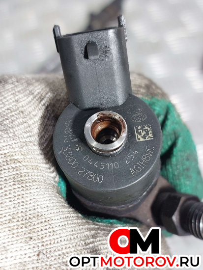 Форсунка топливная  Hyundai Santa Fe 2 поколение (CM) 2007 0445110254, 3380027800 #2