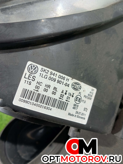 Фара правая  Volkswagen Golf 6 поколение 2010 5K2941006H #5