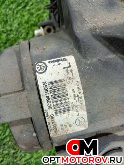 Фара левая  Volkswagen Passat B6 2009 3C0941005N #4