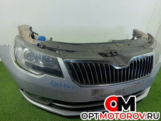 Передняя часть (ноускат) в сборе  Skoda Superb 2 поколение [рестайлинг] 2013 3T0807221K #7