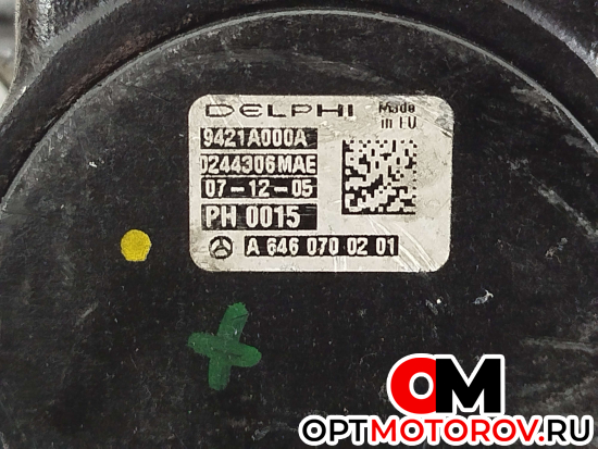 Насос ТНВД  Mercedes-Benz E-Класс W211/S211 [рестайлинг] 2008 A6460700201 #2