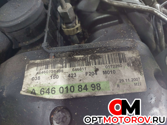 Двигатель  Mercedes-Benz C-Класс W204/S204 2007 646811 #7