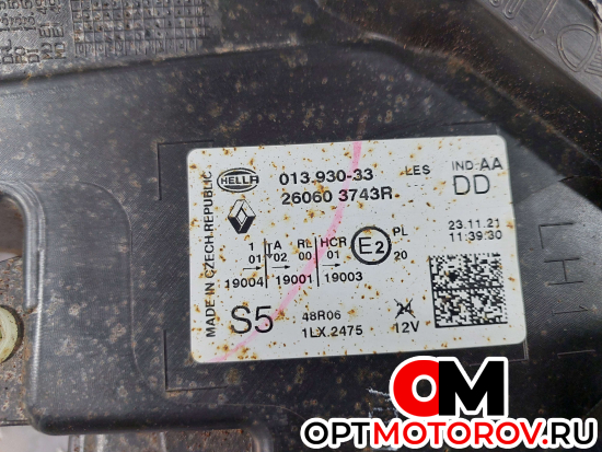 Фара левая  Renault Captur  2022 260603743R #5