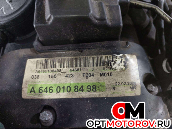 Двигатель  Mercedes-Benz C-Класс W204/S204 2008 646811 #3