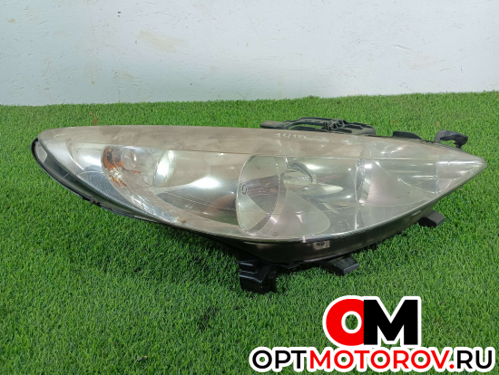 Фара правая  Peugeot 207 1 поколение [рестайлинг] 2012 89903633 #1