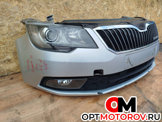 Передняя часть (ноускат) в сборе  Skoda Superb 2 поколение [рестайлинг] 2014 1K0121205AC, 3T0807183A, 1K0121203AH, 3T2941016F, 3T2941015F #3