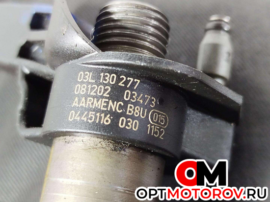 Форсунка топливная  Volkswagen Passat B6 2008 03L130277, 0445116030 #2 Форсунка топливная  Volkswagen Passat B6 2008 03L130277, 0445116030 #2