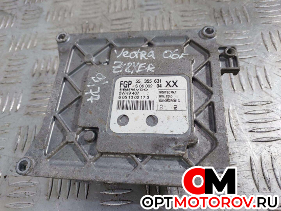 Блок управления двигателем  Opel Vectra C [рестайлинг] 2006 55355631, 5WK9407 #1